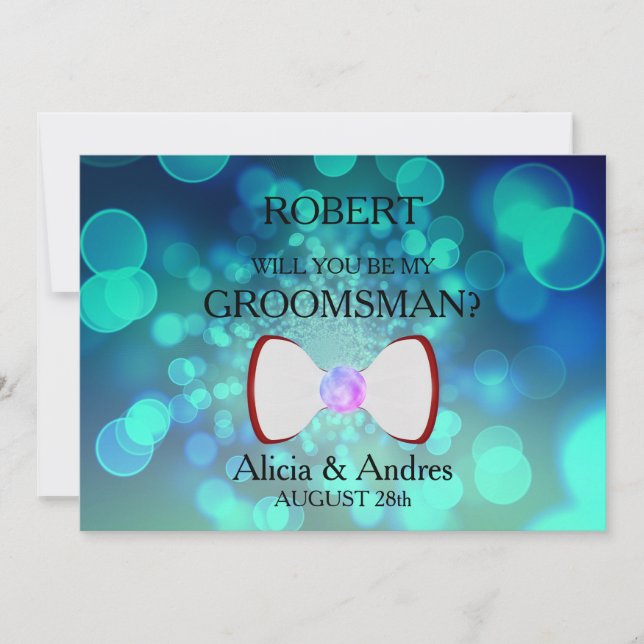 Will you be my Groomsman? Invitation (Front)