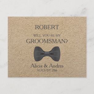 Will you be my Groomsman? Invitation