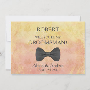 Will you be my Groomsman? Invitation