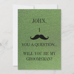 Will you be my Groomsman? Invitation