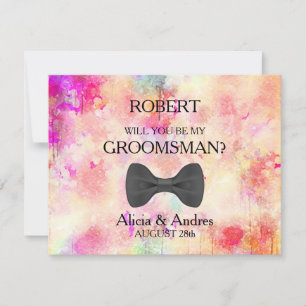 Will you be my Groomsman? Invitation