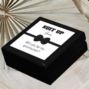 Will You Be My Groomsman Jewelry Box