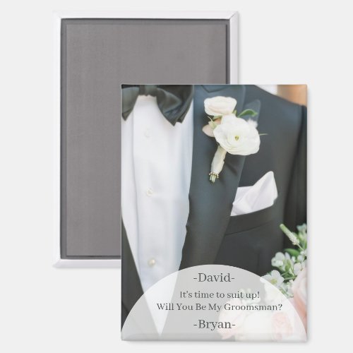 Will You be My Groomsman Magnet