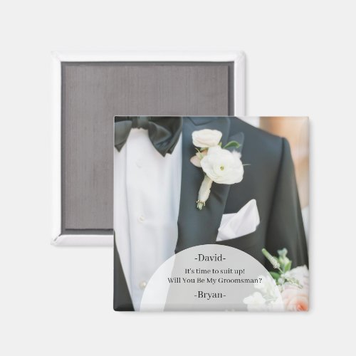 Will You be My Groomsman Magnet