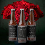 Will You Be My Groomsman Modern Wedding Proposal  Beer Bottle Label<br><div class="desc">Will You Be My Groomsman Modern Wedding Proposal Beer Bottle Label. Proposal personalized with the Bride and Groom's names and the marriage date. Click personalize this template to customize it with the bride and groom's names and the marriage date quickly and easily. Will You Be My Groomsman Modern Wedding Proposal...</div>