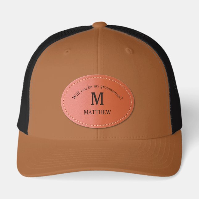 Will You Be My Groomsman Proposal Hat (Front)