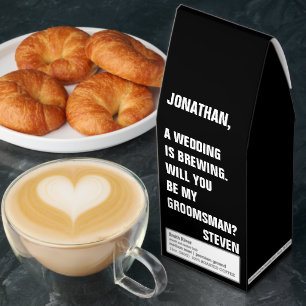 Will You Be My Groomsman Proposal Ideas Roasted Coffee