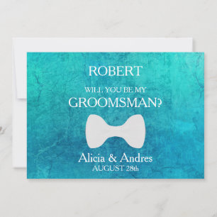 Will you be my Groomsman? Proposal Invitation