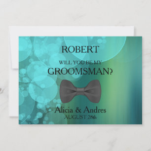 Will you be my Groomsman? Proposal Invitation