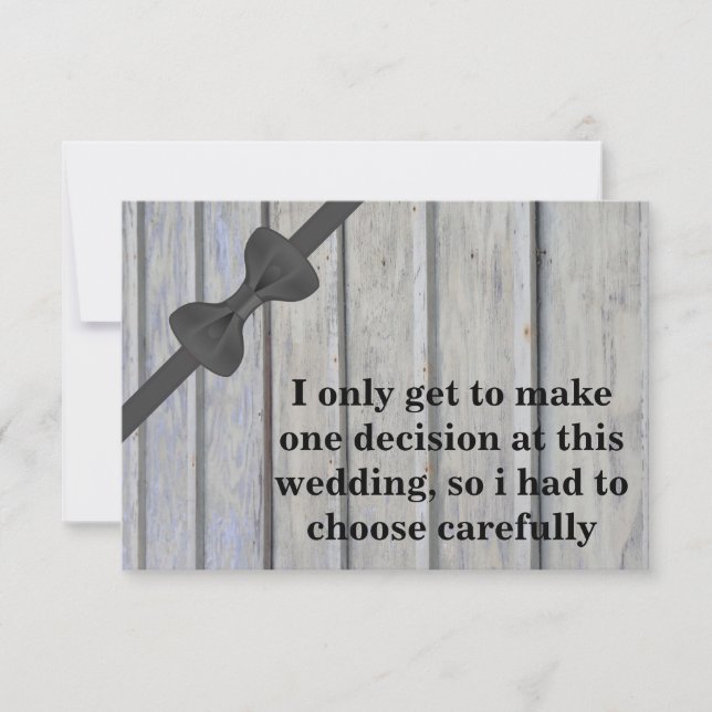 Will you be my Groomsman? Wooden Background Invitation (Front)