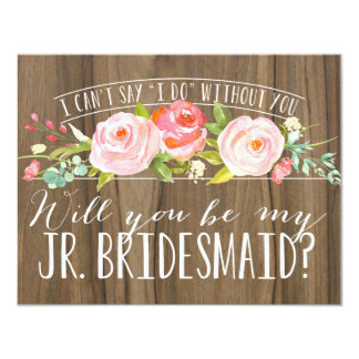Will You Be My Junior Bridesmaid | Bridesmaid Card