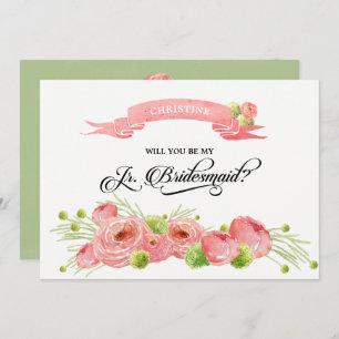 Will you be my Junior Bridesmaid?Custom Invitation
