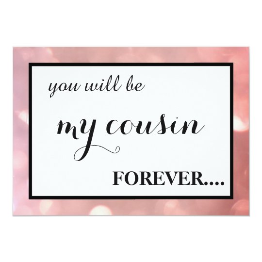 Will you be my junior bridesmaid? invitation
