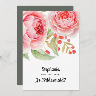 Will you be my Junior Bridesmaid? Invitation Card