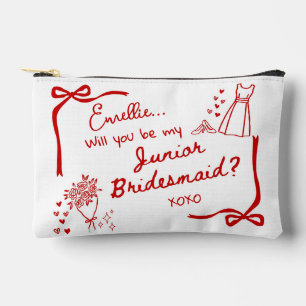 Will you be my Junior Bridesmaid Proposal  Accessory Pouch
