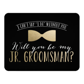 Will you be my Junior Groomsman ? | Groomsmen Card