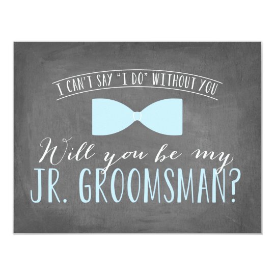 will you be my junior groomsman groomsmen invitation zazzle com