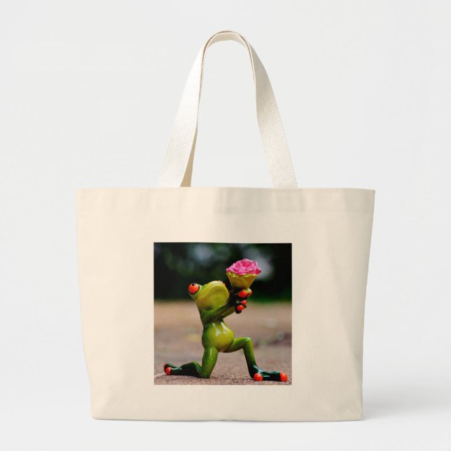 Will you be my.... large tote bag (Front)