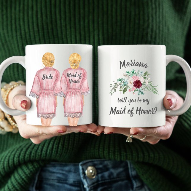 Will you be my Maid Honor? Girls In Robes Coffee M Coffee Mug (Creator Uploaded)