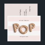 Will You Be My Maid of Honor? | Bridesmaid Card<br><div class="desc">Ask your bridesmaids in style with a beautiful card!   This greeting card features rose gold foil balloons,  making it easy for your best friends to say "yes!".</div>