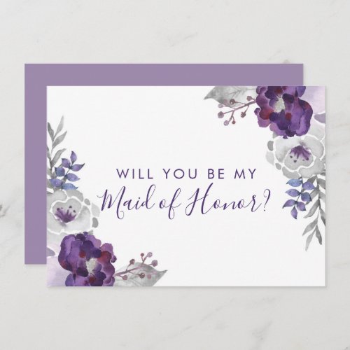 Will You Be My Maid of Honor Card