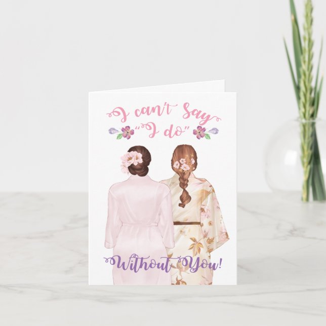Will you be my Maid of Honor Card (Front)