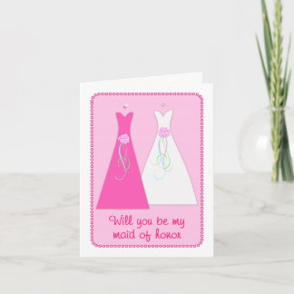 Will You Be My Maid of Honor? Card