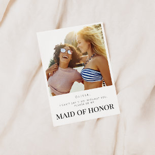 Will You Be My Maid of Honor Card