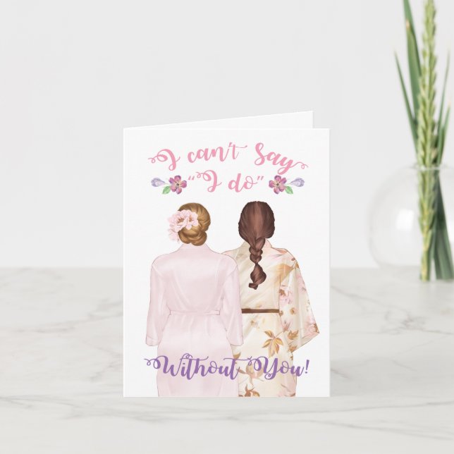 Will you be my Maid of Honor Card (Front)