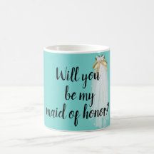 Will you be my maid of honor? customize color