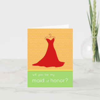 Will You Be My Maid of Honor? Invitation