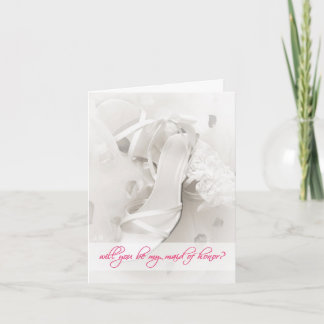 Will You Be My Maid of Honor? Invitation