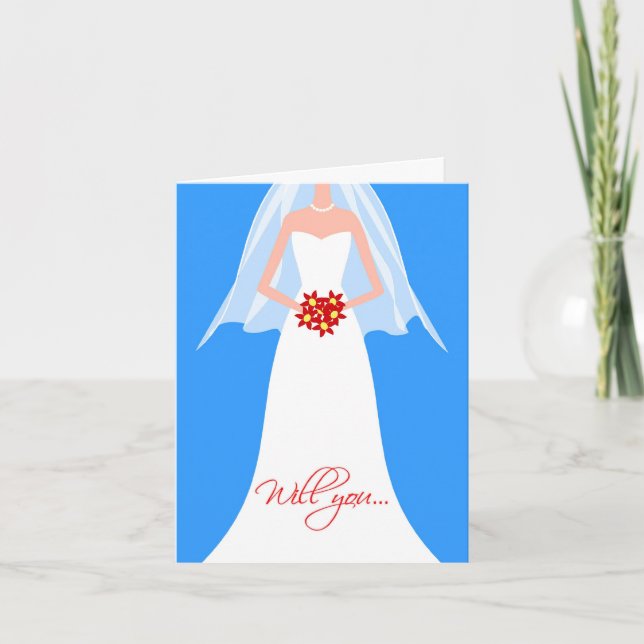 Will You Be My Maid of Honor? Invitation (Front)