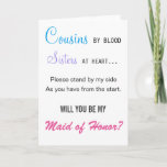 Will You Be My Maid Of Honor Invitation at Zazzle
