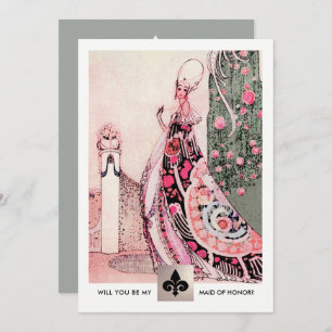 Will you be my Maid of Honor? Invitation Cards