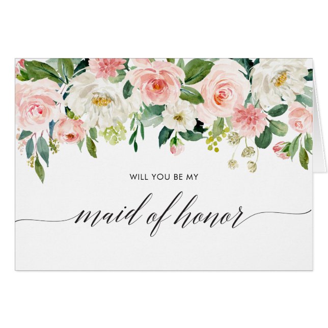 Will You Be My Maid of Honor, Keepsake, Wedding (Front Horizontal)