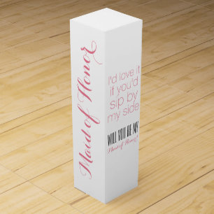 Will you be my maid of honor matron gift box