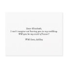 Will You Be My Maid of Honor | Minimalist Proposal