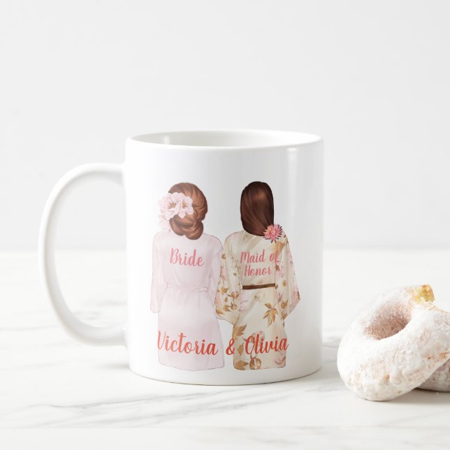 Will you be my Maid of Honor Mug (With Donut)