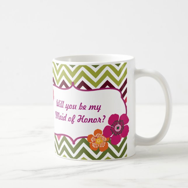 Will you be my Maid of Honor Mug (Right)