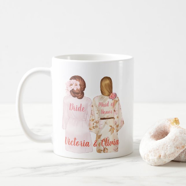 Will you be my Maid of honor Mug (With Donut)