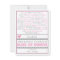 Will you be my Maid of Honor? Pink/Gray Poem Card
