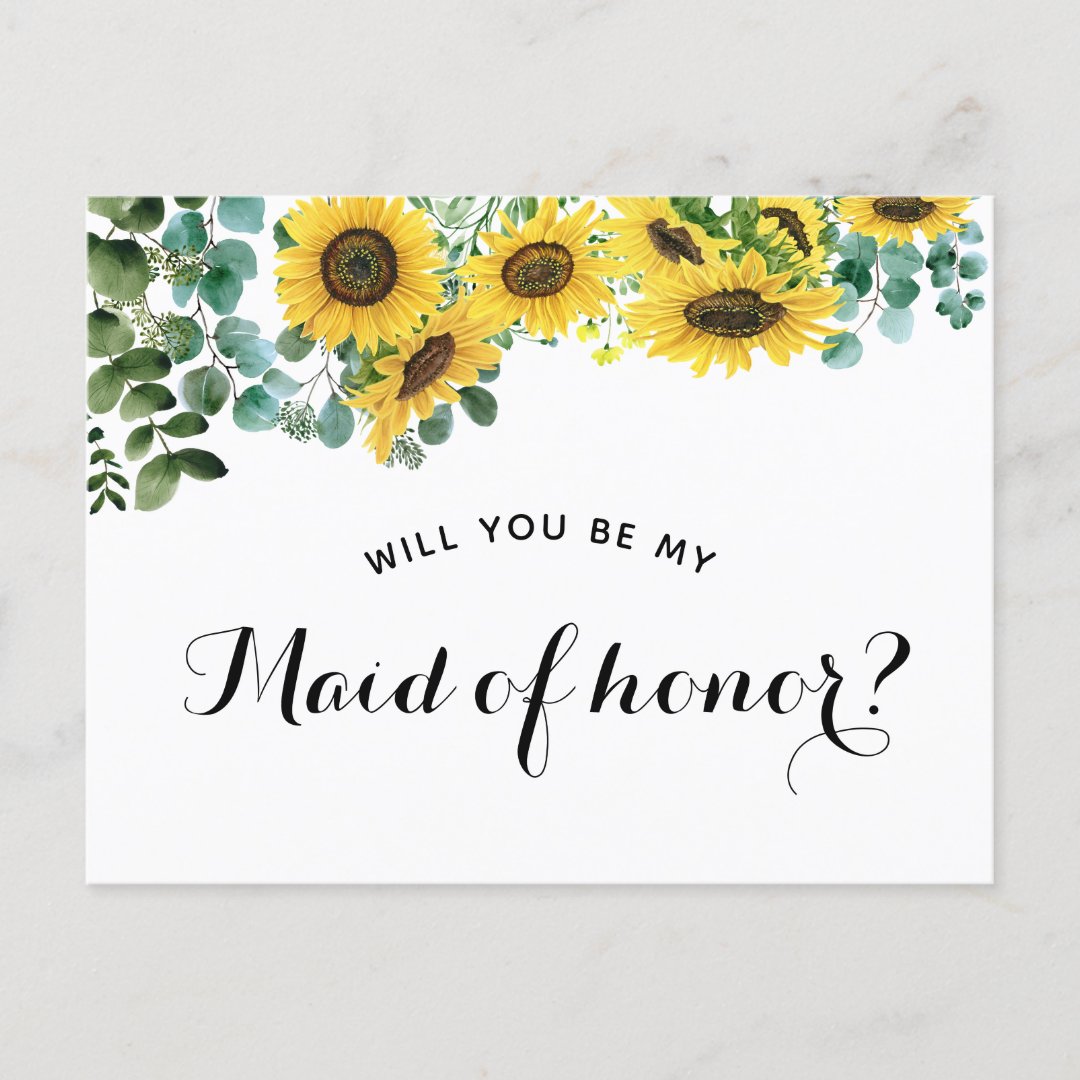 Will You Be My Maid Of Honor Proposal Announcement Postcard Zazzle   Will You Be My Maid Of Honor Proposal Announcement Postcard R17cbebe7e1704e1587f52c1cd643038f Tcvtc 1080 