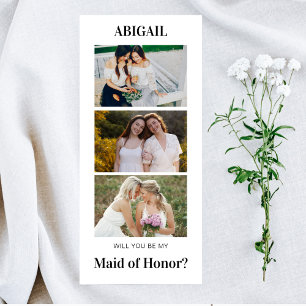 Will You Be My Maid Of Honor Proposal Card
