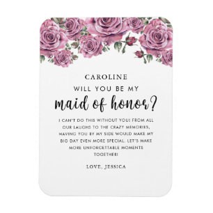 Will you be my Maid of honor proposal Magnet
