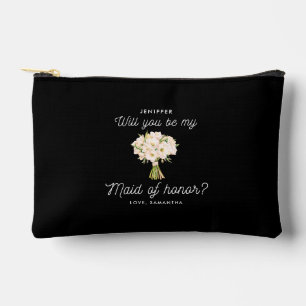 Will you be my Maid of honor Proposal Makeup Bag