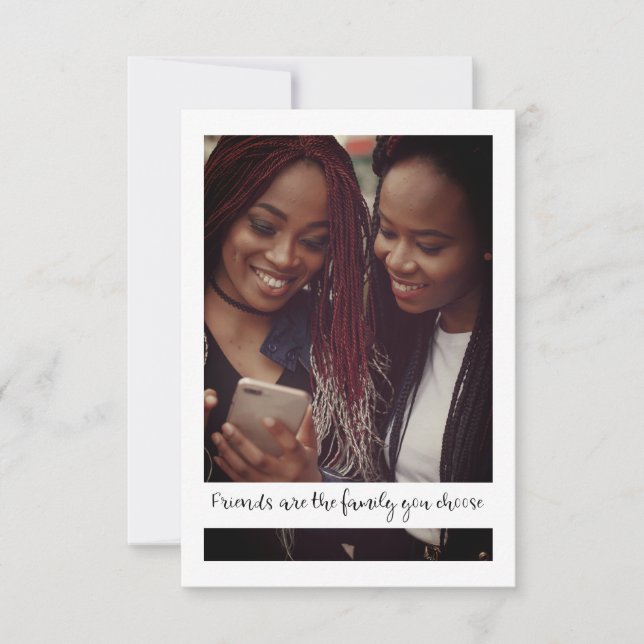 Will You Be My Maid of Honor Quote Photo Proposal (Front)
