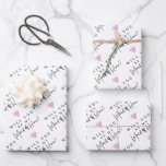 Will You Be My Maid Of Honor Wrapping Paper Sheets<br><div class="desc">Wrapping paper and card all in one! Now you can ask that special person if they would be your Maid of Honor with this lovely wrapping paper set!</div>