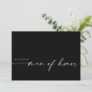 Will You Be My Man of Honor | Modern Black
