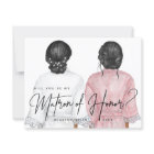 Will you be my Matron of Honor? Girls in Robes Inv